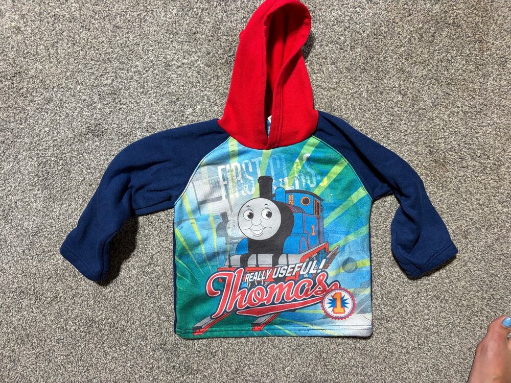 Vintage 90's Thomas and Friends 4t fleece hoodie